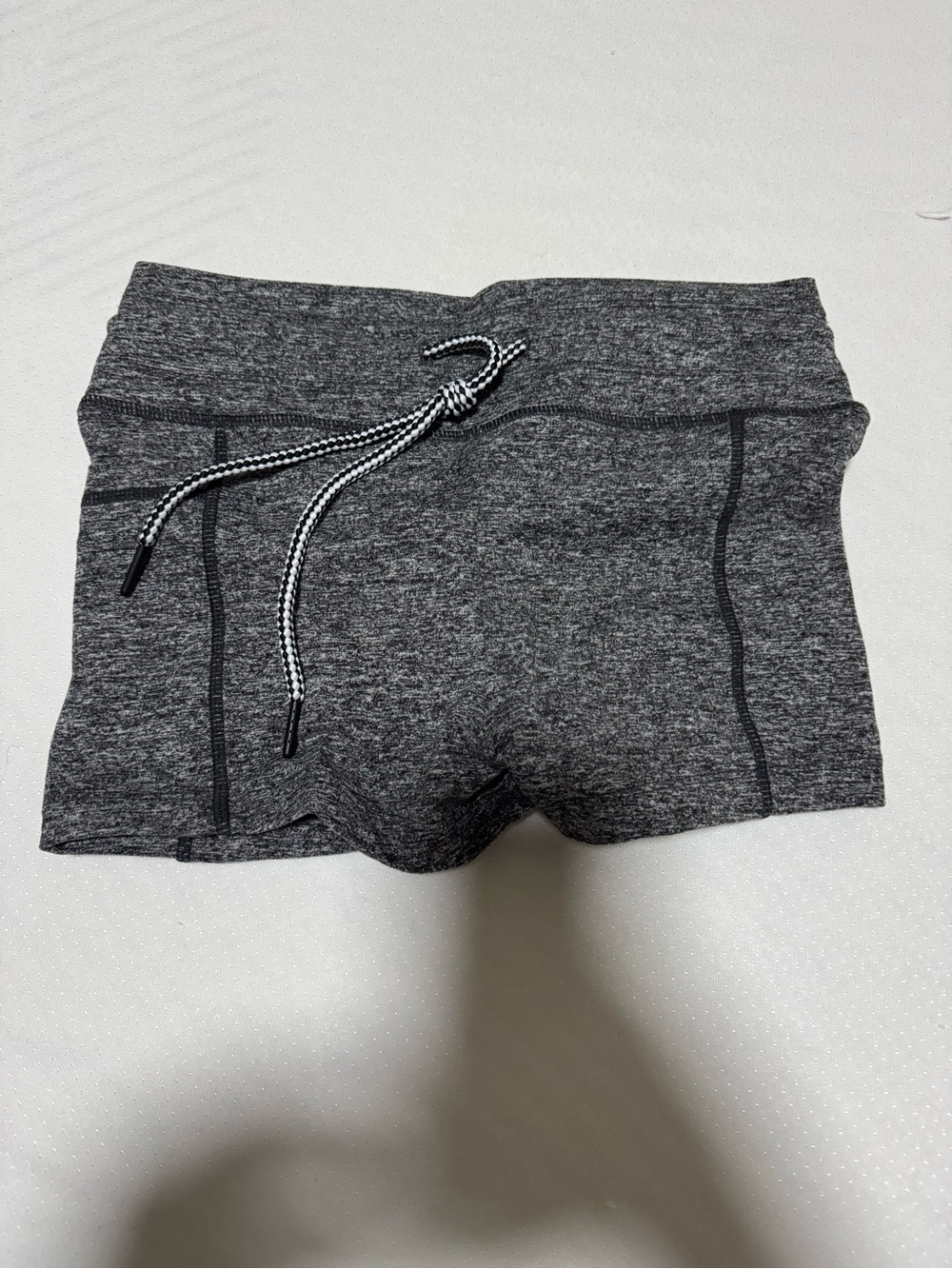 Celestial Bodiez Dark Heather Gray Athletic Shorts with Drawstring